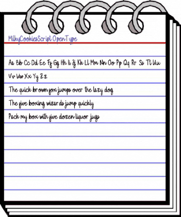 Milky Cookies Script Demo Regular animated font preview Milky Cookies Script Demo Regular animated font preview