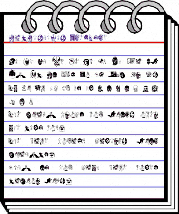 MilMascaras Regular animated font preview