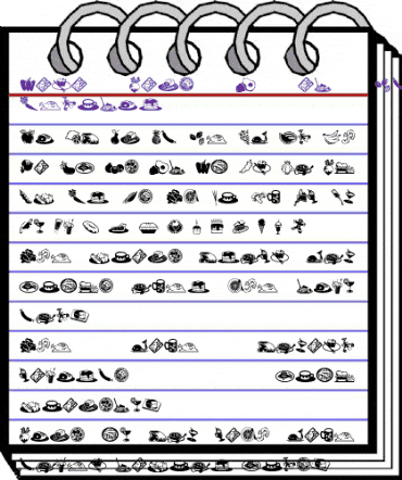 Mini Pics L'il Edibles Regular animated font preview