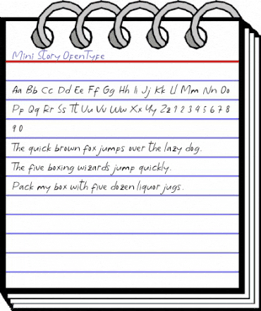 Mini Story Regular animated font preview