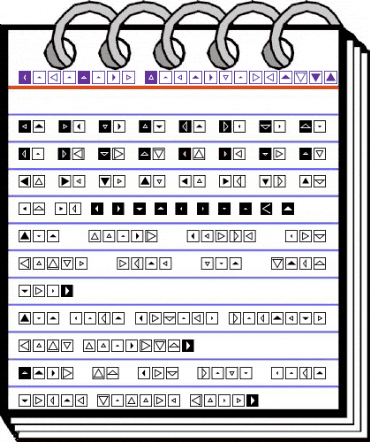 MiniPics DirectionalST animated font preview