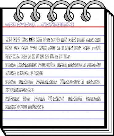 MiniPics WhiteBread animated font preview