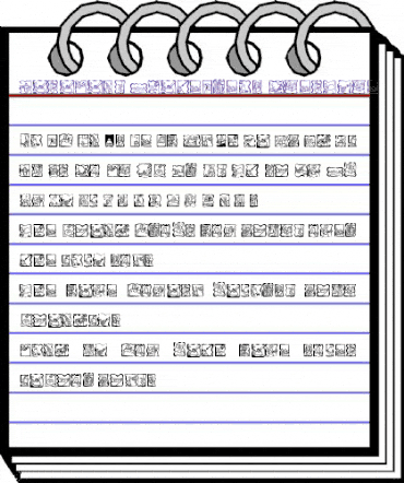 MiniPics WhiteBread animated font preview