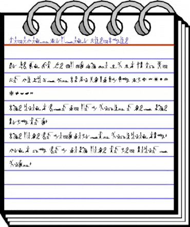 MiniPics Zafrica Regular animated font preview