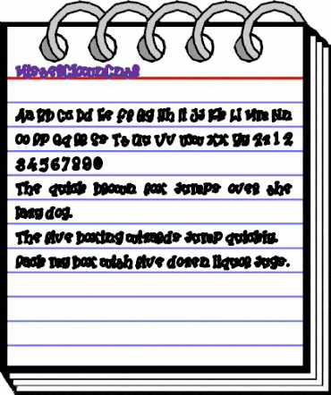 Mister Clown Cntr Regular animated font preview