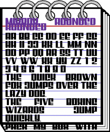 Mixbox Rounded Demo Rounded animated font preview