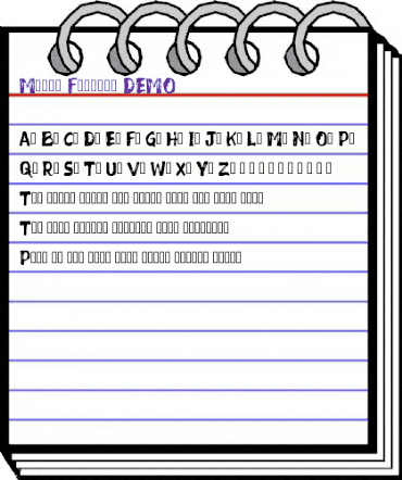 Mixed_Feeling_DEMO Regular animated font preview