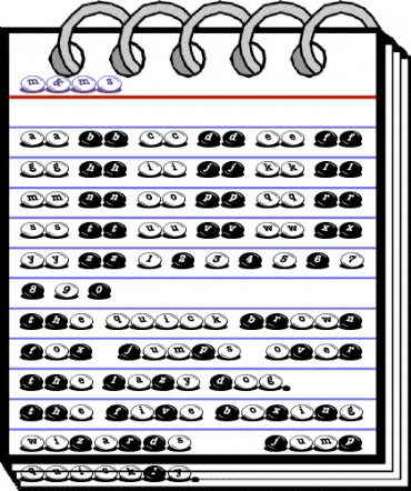 m&ms Regular animated font preview
