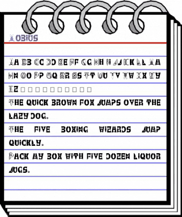 Mobius Medium animated font preview