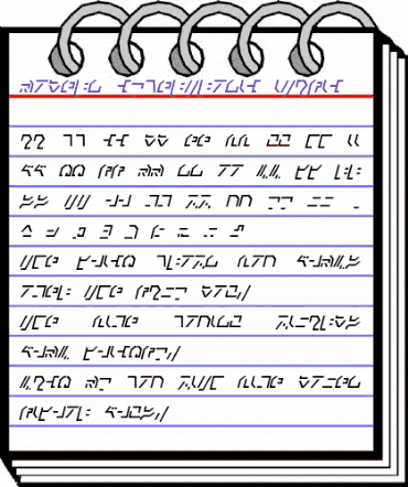 Modern Cybertronic Italic animated font preview