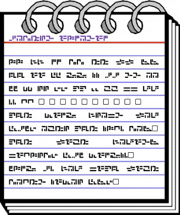 Modern Iaconic Regular animated font preview