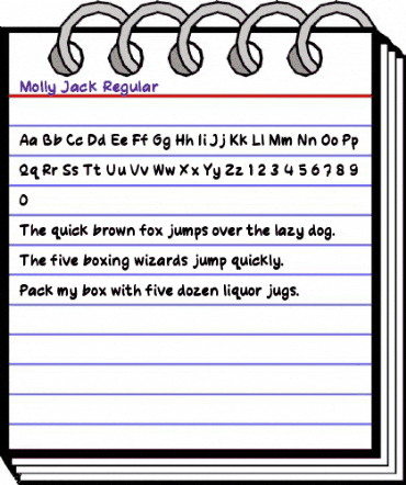 Molly Jack Bold animated font preview Molly Jack Bold animated font preview