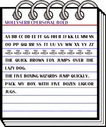 Molly Serif C PERSONAL Bold animated font preview Molly Serif C PERSONAL Bold animated font preview