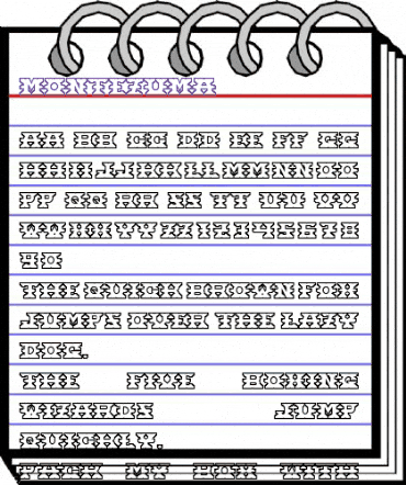 Montezuma Regular animated font preview