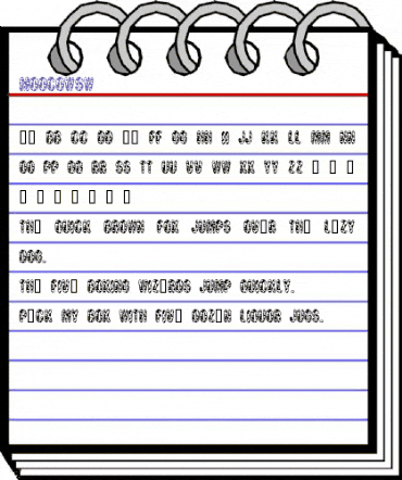 MooCowSW Regular animated font preview