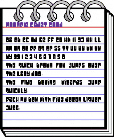 MoonPie Cadet Good animated font preview