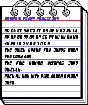 MoonPie Cadet GoodSlant animated font preview