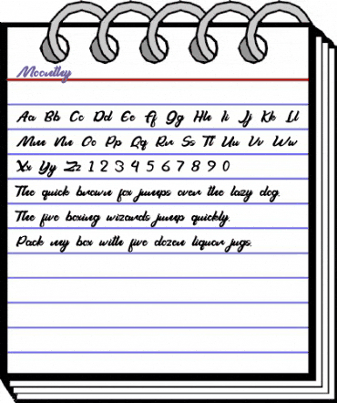 Moonthy Regular animated font preview