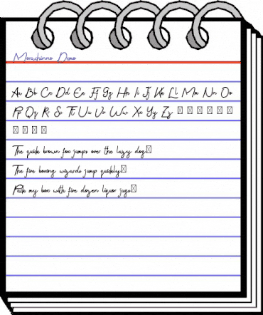 Morachinno Demo Regular animated font preview