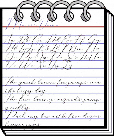 Morris Demo Regular animated font preview