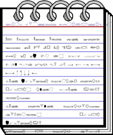 Mortised Ornaments Free Regular animated font preview