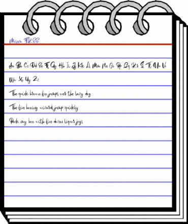 Mosem FREE Regular animated font preview