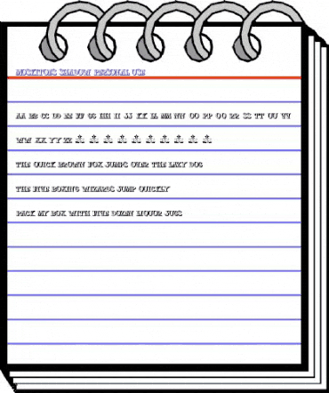 MOSKITOES SHADOW Regular animated font preview