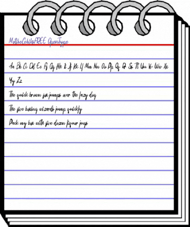 Motibe Cebiks FREE Regular animated font preview