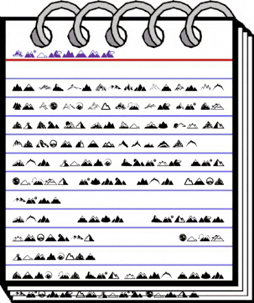 Mountain Regular animated font preview