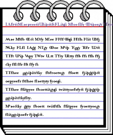 MrsEavesJustLig Bold animated font preview