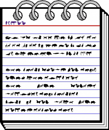 Mszoo Regular animated font preview