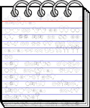 MTF Sweet Nature Dings Regular animated font preview