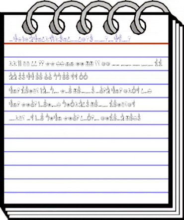 MTF Birthday Bash Doodles Regular animated font preview