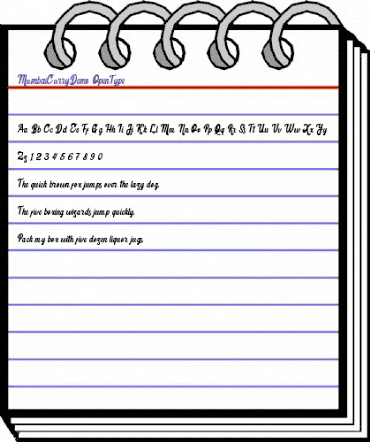 Mumbai Curry Demo Regular animated font preview