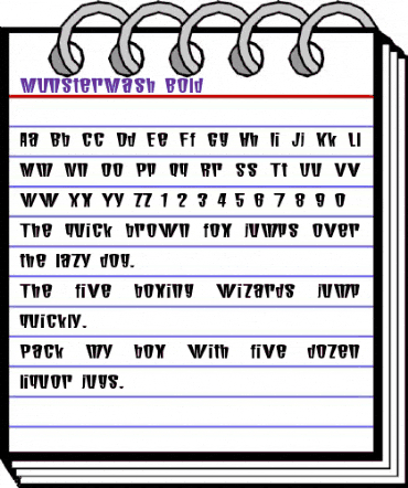 MunsterMash Bold animated font preview