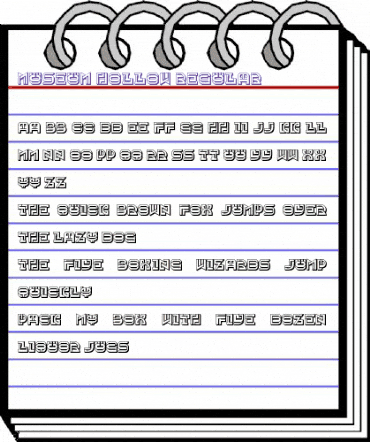 Museum Hollow Regular animated font preview