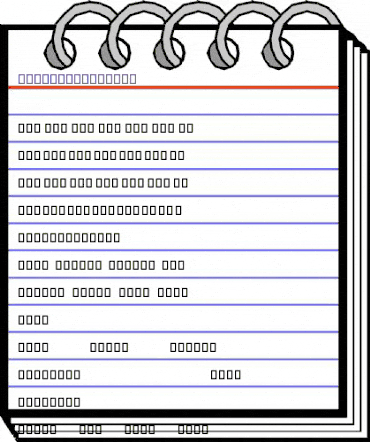 Music and Party Regular animated font preview