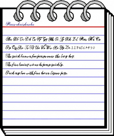 Muurahaiskarhu Regular animated font preview