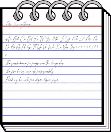 My Everything Regular animated font preview