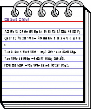 Mystery Regular animated font preview