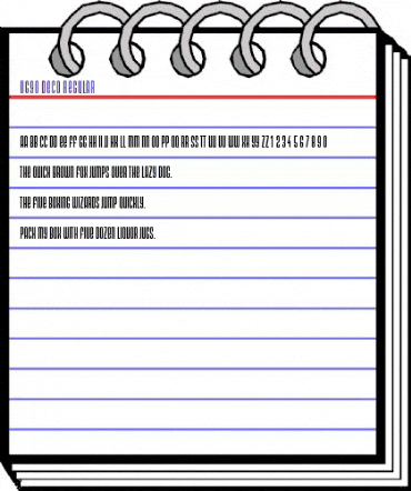 N690-Deco Regular animated font preview N690-Deco Regular animated font preview