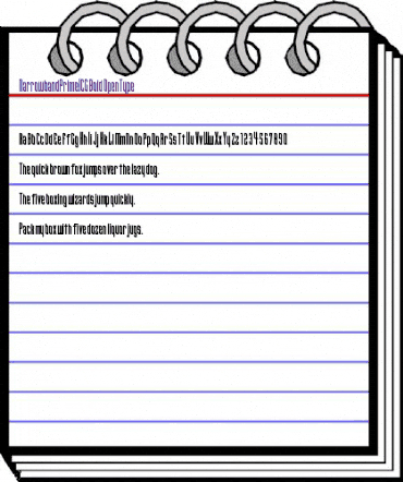 NarrowbandPrimeICG Bold animated font preview NarrowbandPrimeICG Bold animated font preview