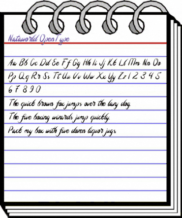 Nataworld Regular animated font preview