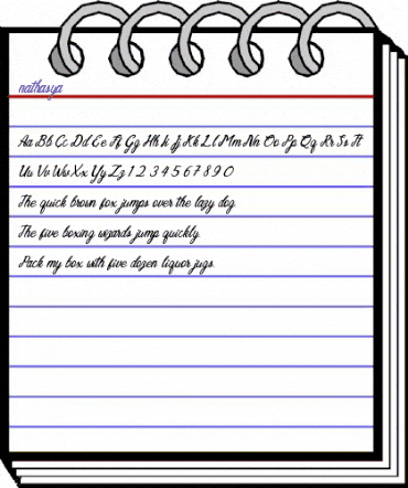 nathasya Regular animated font preview nathasya Regular animated font preview