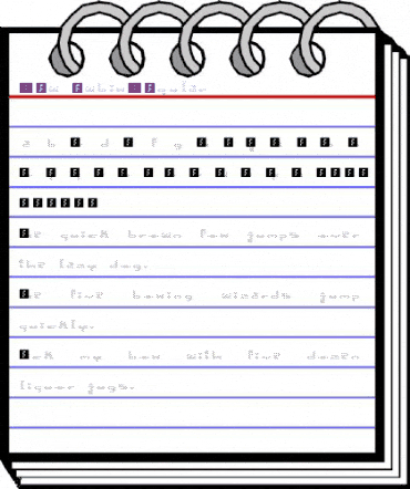 N.E. New Newbix12 Regular animated font preview