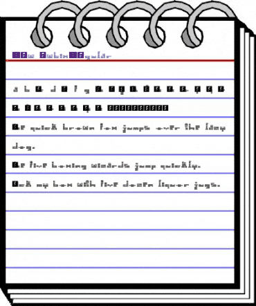 N.E. New Newbix13 Regular animated font preview