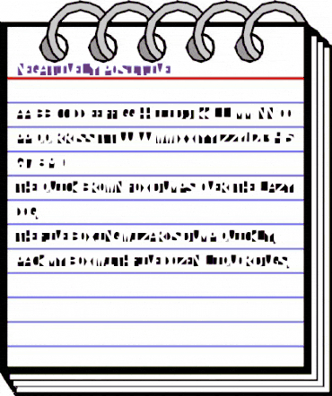 Negatively Positive Regular animated font preview
