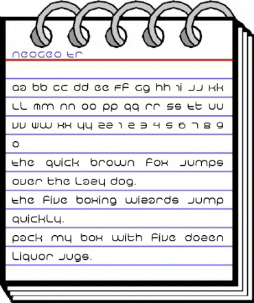 NeoGeo_TR Regular animated font preview NeoGeo_TR Regular animated font preview