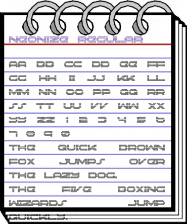 Neonize Regular animated font preview Neonize Regular animated font preview