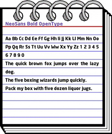 NeoSans Bold animated font preview NeoSans Bold animated font preview